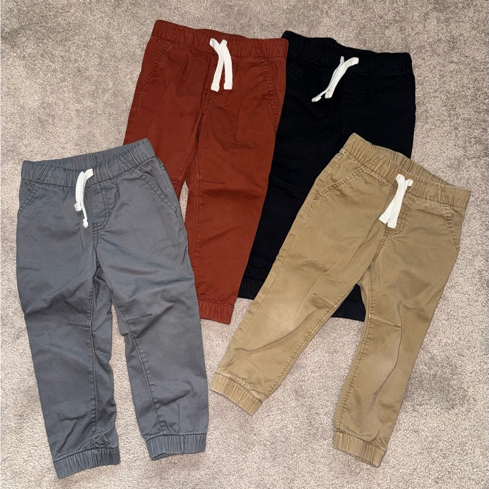 Cat & Jack Kids Joggers - Black, Brown, Gray, Tan